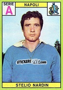 Cromo Stelio Nardin - Calciatori 1968-1969 - Panini