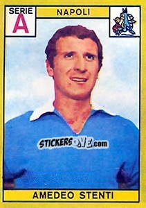 Cromo Amedeo Stenti - Calciatori 1968-1969 - Panini