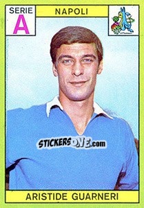 Sticker Aristide Guarneri - Calciatori 1968-1969 - Panini