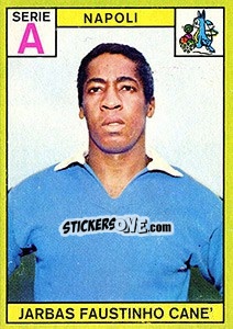 Figurina Jarbas Faustnho Cane - Calciatori 1968-1969 n. 155 - Panini