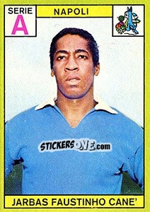 Sticker Jarbas Faustnho Cane - Calciatori 1968-1969 - Panini