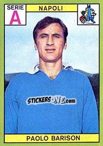 Figurina Paolo Barison - Calciatori 1968-1969 n. 156 - Panini