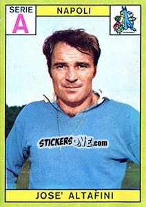 Cromo Jose Altafini - Calciatori 1968-1969 - Panini