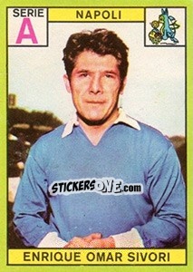 Sticker Enrique Omar Sivori - Calciatori 1968-1969 n. 160 - Panini