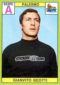 Figurina Gianvito Geotti - Calciatori 1968-1969 - Panini