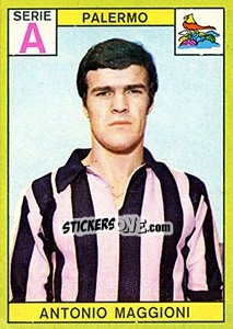 Cromo Antonio Maggioni - Calciatori 1968-1969 n. 167 - Panini