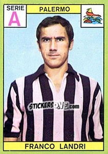 Sticker Franco Landri - Calciatori 1968-1969 - Panini