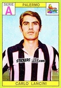 Sticker Carlo Lancini - Calciatori 1968-1969 - Panini