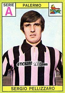 Sticker Sergio Pellizzaro - Calciatori 1968-1969 - Panini