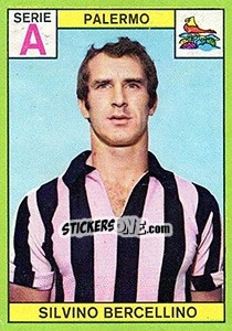 Sticker Silvino Bercellino - Calciatori 1968-1969 n. 175 - Panini