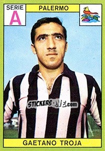 Cromo Gaetano Troja - Calciatori 1968-1969 - Panini