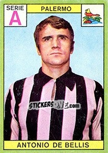 Figurina Antonio de Bellis - Calciatori 1968-1969 - Panini