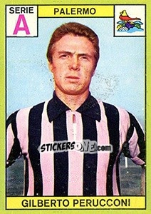 Sticker Gilberto Perucconi - Calciatori 1968-1969 - Panini
