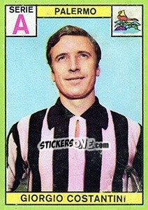 Sticker Giorgio Costantini - Calciatori 1968-1969 n. 180 - Panini