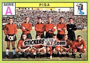 Sticker Squadra - Calciatori 1968-1969 n. 182 - Panini