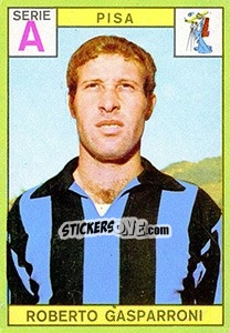 Cromo Roberto Gasparroni - Calciatori 1968-1969 - Panini