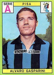 Sticker Alvaro Gasparini - Calciatori 1968-1969 n. 190 - Panini