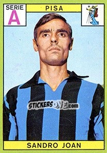 Figurina Sandro Joan - Calciatori 1968-1969 - Panini