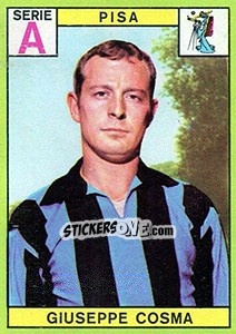 Sticker Giuseppe Cosma - Calciatori 1968-1969 - Panini
