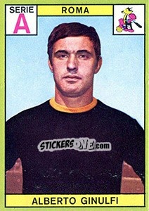Cromo Alberto Ginulfi - Calciatori 1968-1969 - Panini