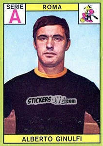 Sticker Alberto Ginulfi - Calciatori 1968-1969 n. 202 - Panini