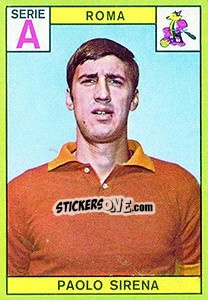 Sticker Paolo Sirena - Calciatori 1968-1969 - Panini