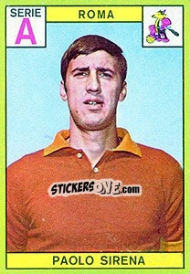 Sticker Paolo Sirena - Calciatori 1968-1969 n. 203 - Panini