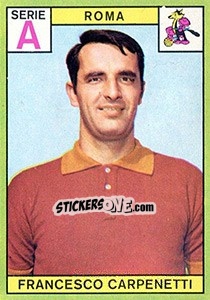 Sticker Francesco Carpenetti - Calciatori 1968-1969 - Panini