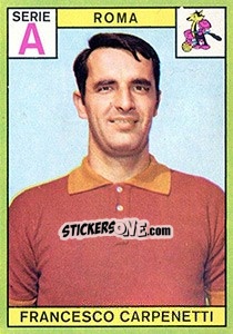 Sticker Francesco Carpenetti - Calciatori 1968-1969 n. 204 - Panini