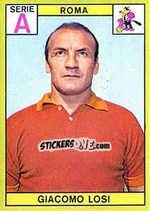Sticker Giacomo Losi - Calciatori 1968-1969 - Panini