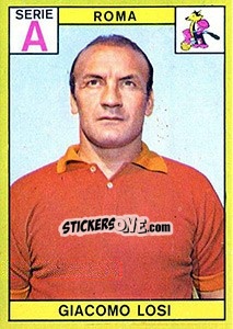 Cromo Giacomo Losi - Calciatori 1968-1969 n. 205 - Panini