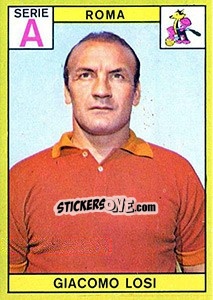 Figurina Giacomo Losi - Calciatori 1968-1969 - Panini