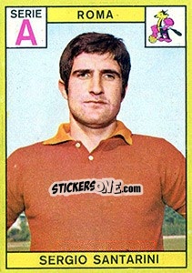 Sticker Sergio Santarini - Calciatori 1968-1969 - Panini