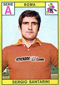 Figurina Sergio Santarini - Calciatori 1968-1969 - Panini