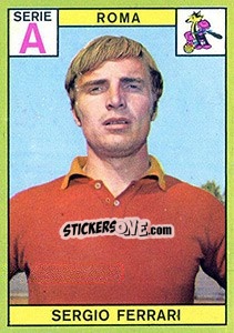 Sticker Sergio Ferrari - Calciatori 1968-1969 n. 207 - Panini