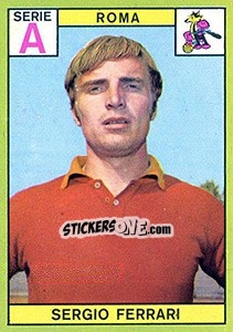 Cromo Sergio Ferrari - Calciatori 1968-1969 - Panini