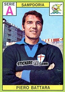 Cromo Pietro Battara - Calciatori 1968-1969 - Panini