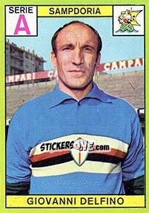 Sticker Giovanni Delfino - Calciatori 1968-1969 - Panini
