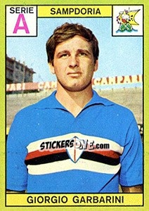 Sticker Giorgio Garbarini - Calciatori 1968-1969 n. 231 - Panini