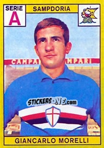 Figurina Giancarlo Morelli - Calciatori 1968-1969 - Panini