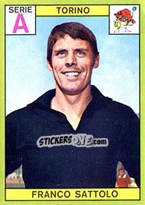 Sticker Franco Sattolo - Calciatori 1968-1969 n. 238 - Panini