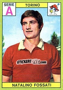 Cromo Natalino Fossati - Calciatori 1968-1969 - Panini