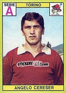 Cromo Angelo Cereser - Calciatori 1968-1969 - Panini