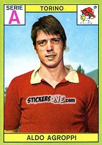 Cromo Aldo Agroppi - Calciatori 1968-1969 - Panini