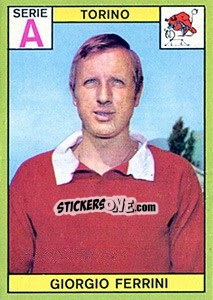 Sticker Giorgio Ferrini - Calciatori 1968-1969 n. 244 - Panini