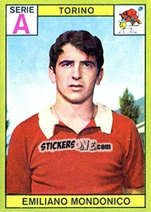 Figurina Emiliano Mondonico - Calciatori 1968-1969 - Panini