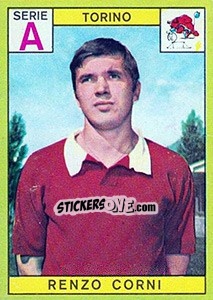 Cromo Renzo Corni - Calciatori 1968-1969 - Panini