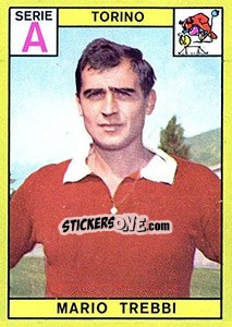 Sticker Mario Trebbi - Calciatori 1968-1969 - Panini