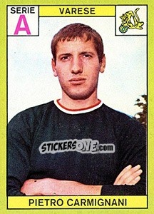 Cromo Pietro Carmignani - Calciatori 1968-1969 - Panini