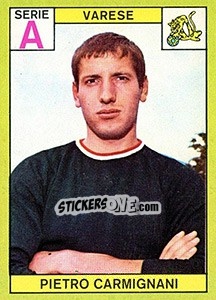 Sticker Pietro Carmignani - Calciatori 1968-1969 n. 255 - Panini